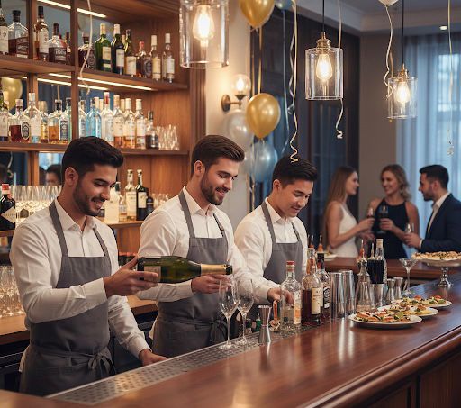 Servicepersonal im Einsatz